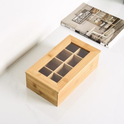 Wooden Tea Boxes for Tea Gift Storage and Packaging