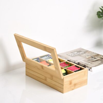 Wooden Tea Boxes for Tea Gift Storage and Packaging