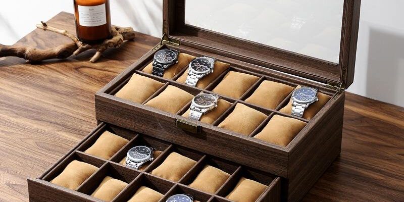 High-Quality Wooden Watch Boxes for Gift Display