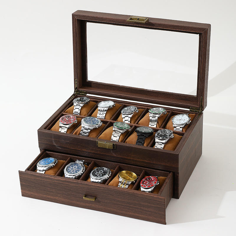 High-Quality Wooden Watch Boxes for Gift Display