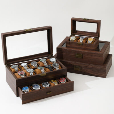 High-Quality Wooden Watch Boxes for Gift Display