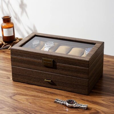 High-Quality Wooden Watch Boxes for Gift Display