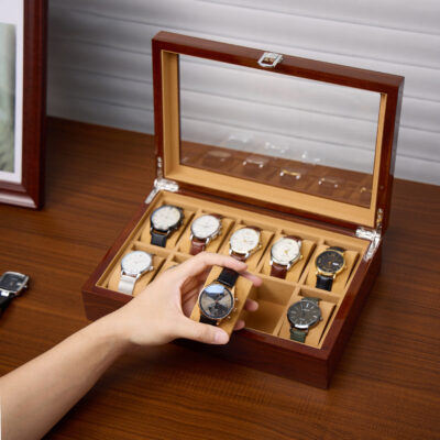 Luxury Premium Wooden Watch Boxes for Elegant Gift Display