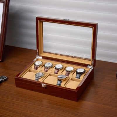 Luxury Premium Wooden Watch Boxes for Elegant Gift Display