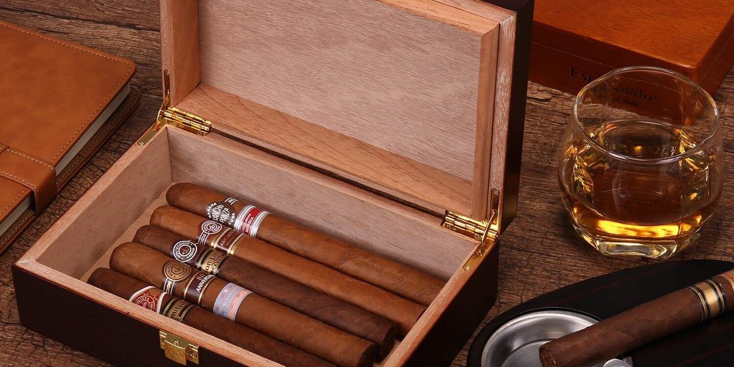Professional Portable Wooden Cigar Boxes for Travel Use
