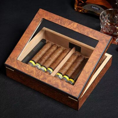 Professional Portable Wooden Cigar Boxes for Travel Use
