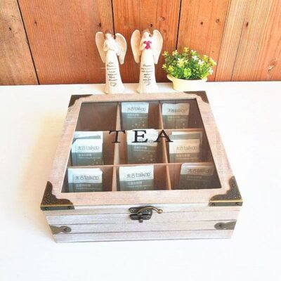Vintage Creative Wooden Tea Boxes for Home Storage