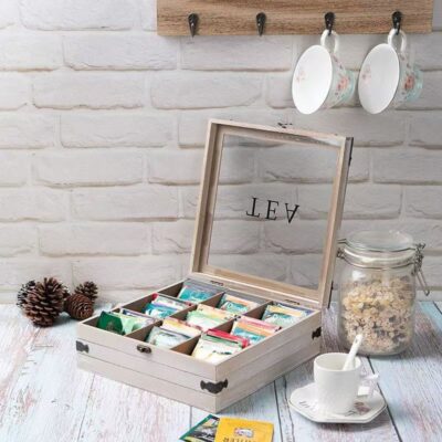 Vintage Creative Wooden Tea Boxes for Home Storage