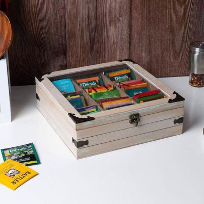 Vintage Creative Wooden Tea Boxes for Home Storage