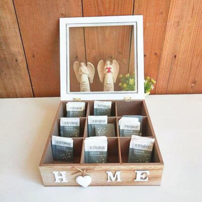 Vintage Creative Wooden Tea Boxes for Home Storage