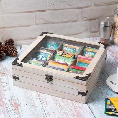 Vintage Creative Wooden Tea Boxes for Home Storage