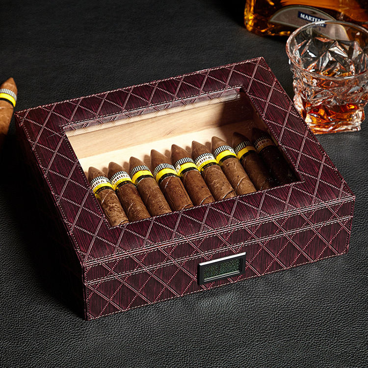Portable Outdoor Travel Wooden Cigar Boxes with Custom Design