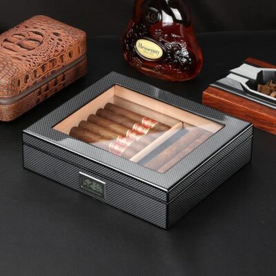 Portable Outdoor Travel Wooden Cigar Boxes with Custom Design