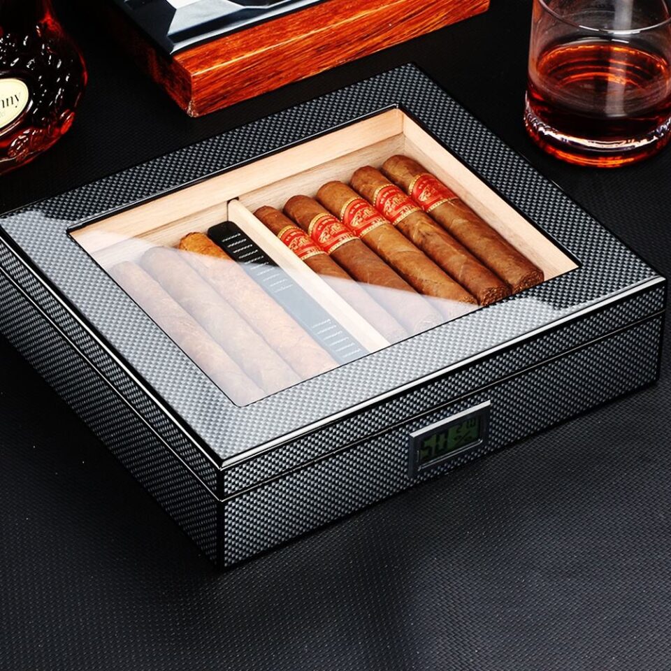 Portable Outdoor Travel Wooden Cigar Boxes with Custom Design