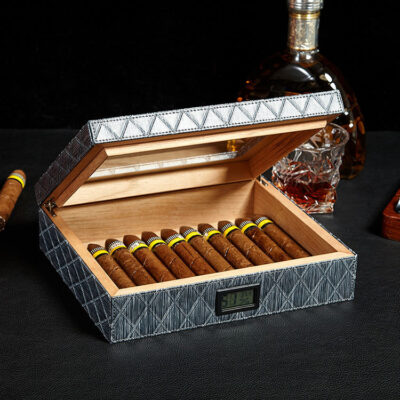 Portable Outdoor Travel Wooden Cigar Boxes with Custom Design