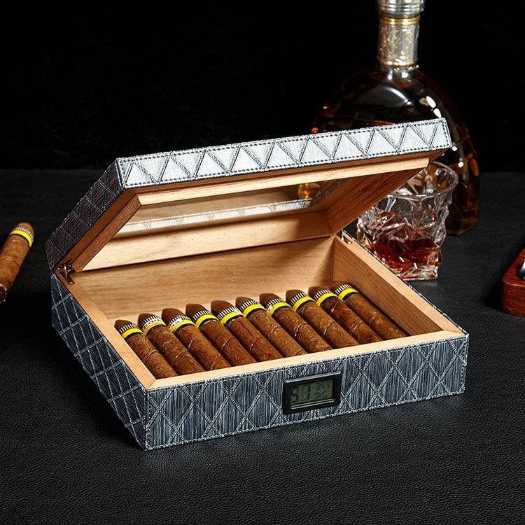 Portable Outdoor Travel Wooden Cigar Boxes with Custom Design