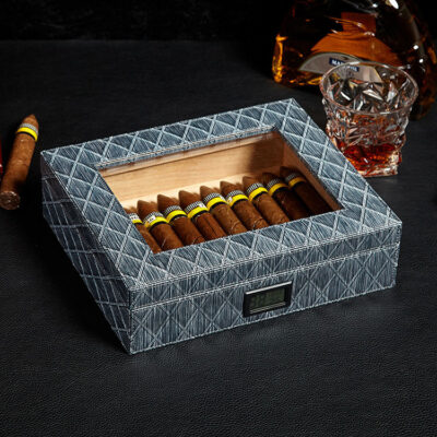 Portable Outdoor Travel Wooden Cigar Boxes with Custom Design