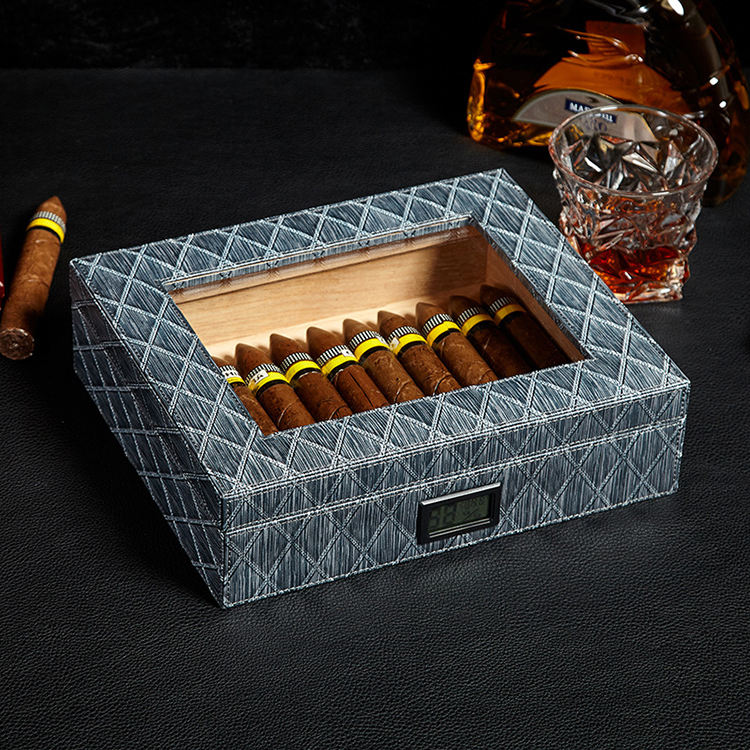 Portable Outdoor Travel Wooden Cigar Boxes with Custom Design